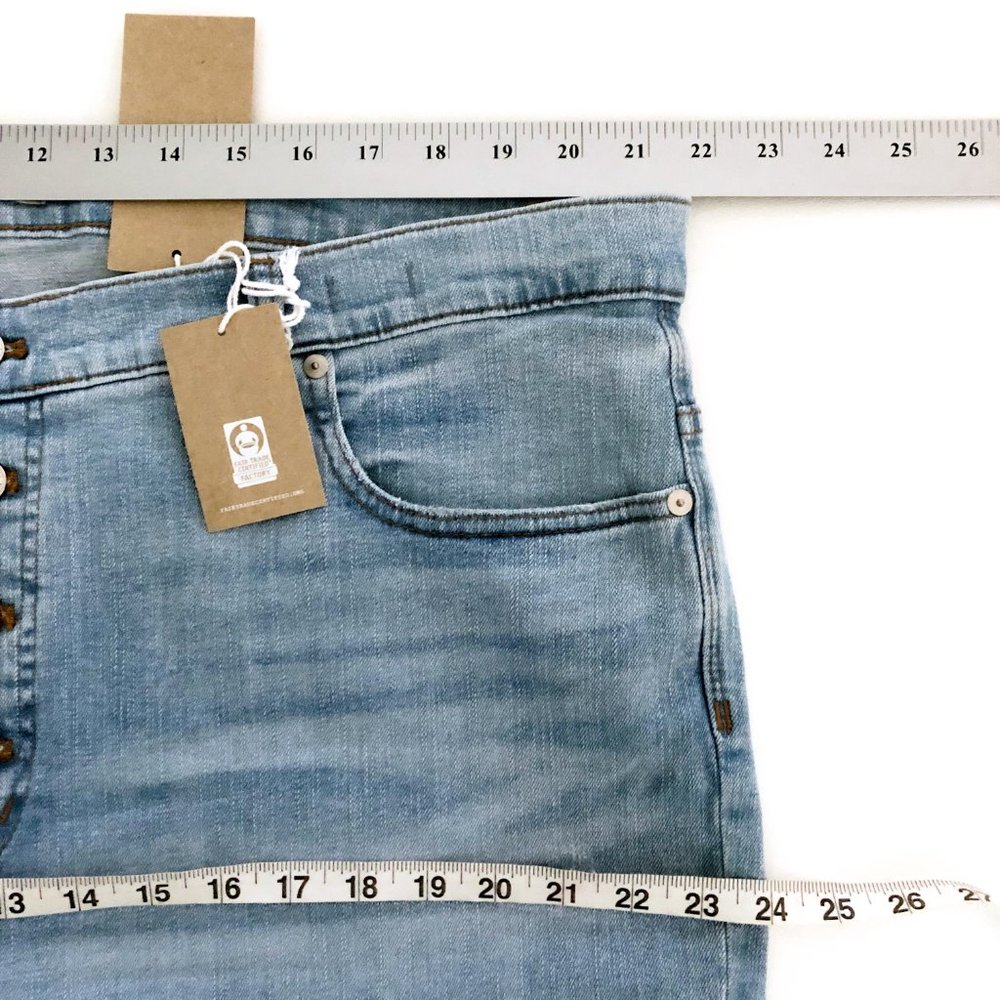 MADEWELL Women's Hi Rise Skinny Crop Jeans 36 NWT - Picture 6 of 10